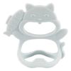 I&B Chewing Gum Adhesive Wrist Teether + Carrying Case, Teether + Case, Meow Modern Gray, 1 Piece, Korean Baby Products