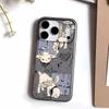Простой классический чехол для iPhone 16 14 15 Plus 17 Air 13 12 11 Pro Max Прозрачный минималистичный корпус Милый чехол со стильной овечкой