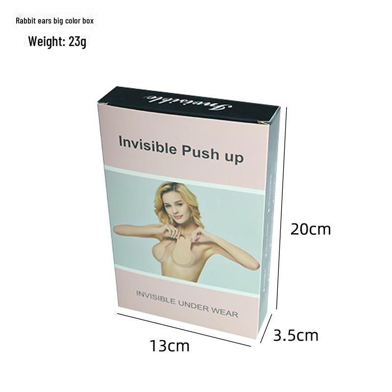 Накладки на соски из тонкой ткани с заячьими ушками для большой груди — антипровисающие, защищающие от воздействия окружающей среды, невидимые и поддерживающие наклейки на бюстгальтер.