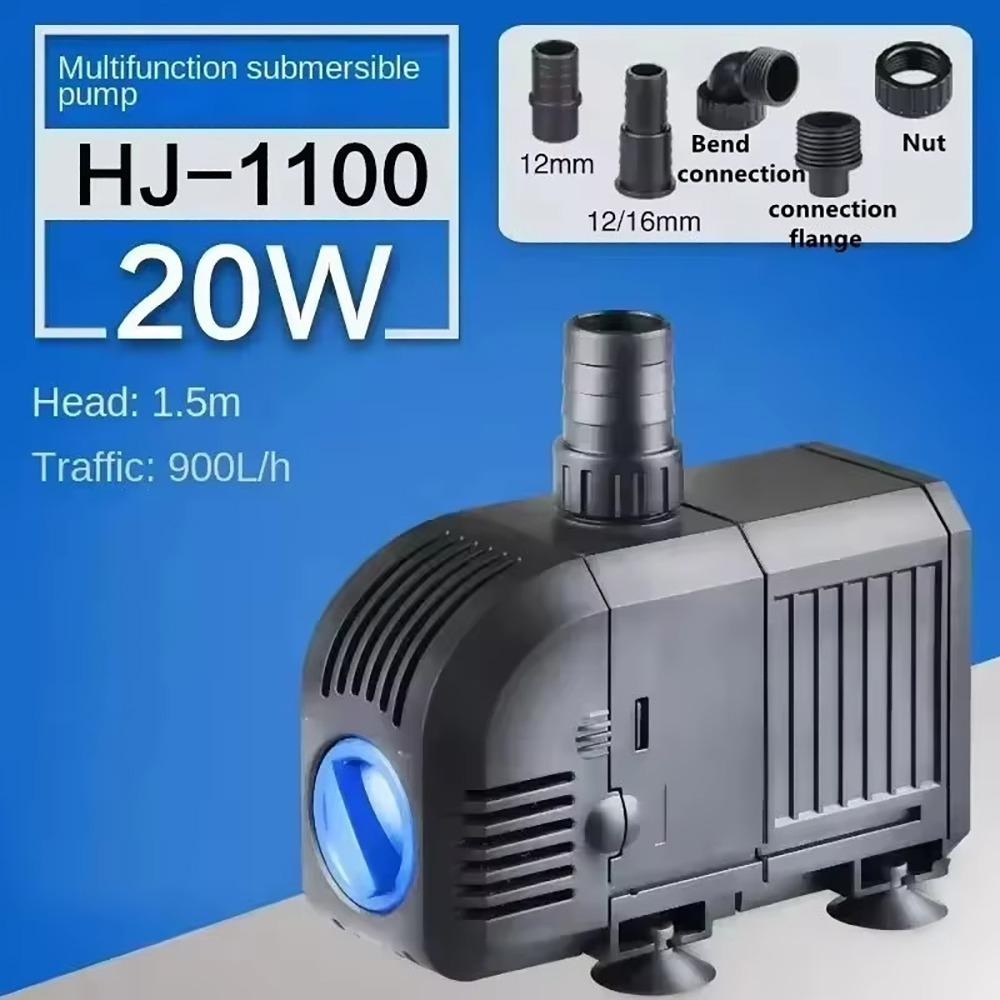 1 шт. Серия HJ Фонтанный насос 7-55 Вт Насос для фильтра аквариума Погружной водяной насос Рыбный пруд Аквариум
