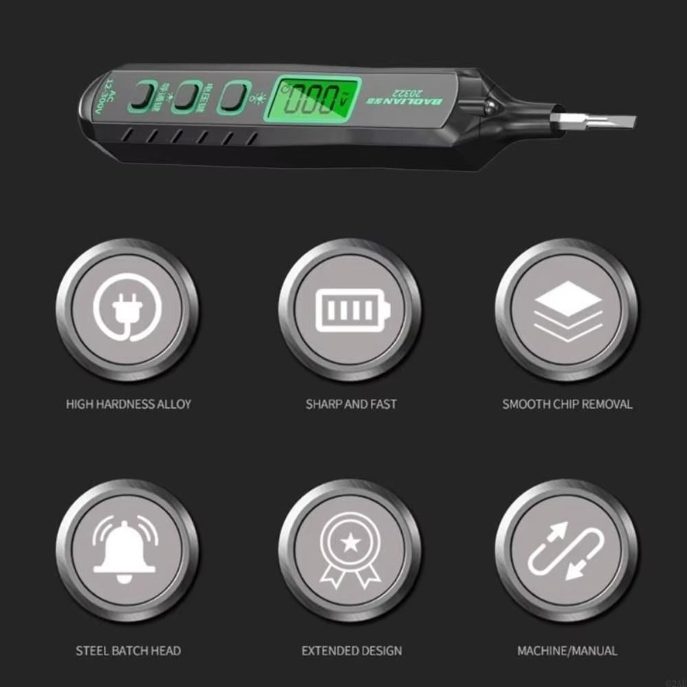 AC 12-300V Smart Induction Tester Pen LED Display Electric Tester  Repair Technicians