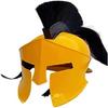 Retro 300 Movie Helmet Spartan Helmet for LARP Role Play Wearable Helmet Yellow