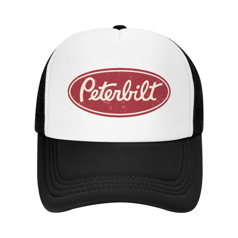 Мужские сетчатые бейсболки Peterbilt Truck Racing, унисекс, хип-хоп, регулируемая кепка snapback, женские летние повседневные кепки от солнца