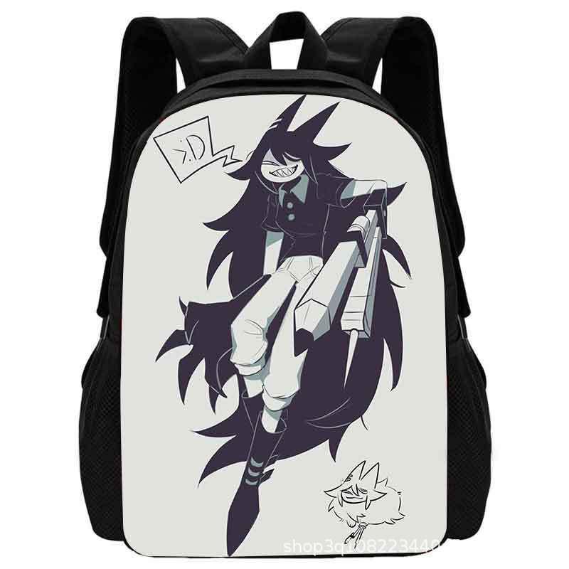 Miss Circle Kids School Backpack Elementary Students Lightweight Cartoon Oxford Fabric Bag With Ergonomic Back Support