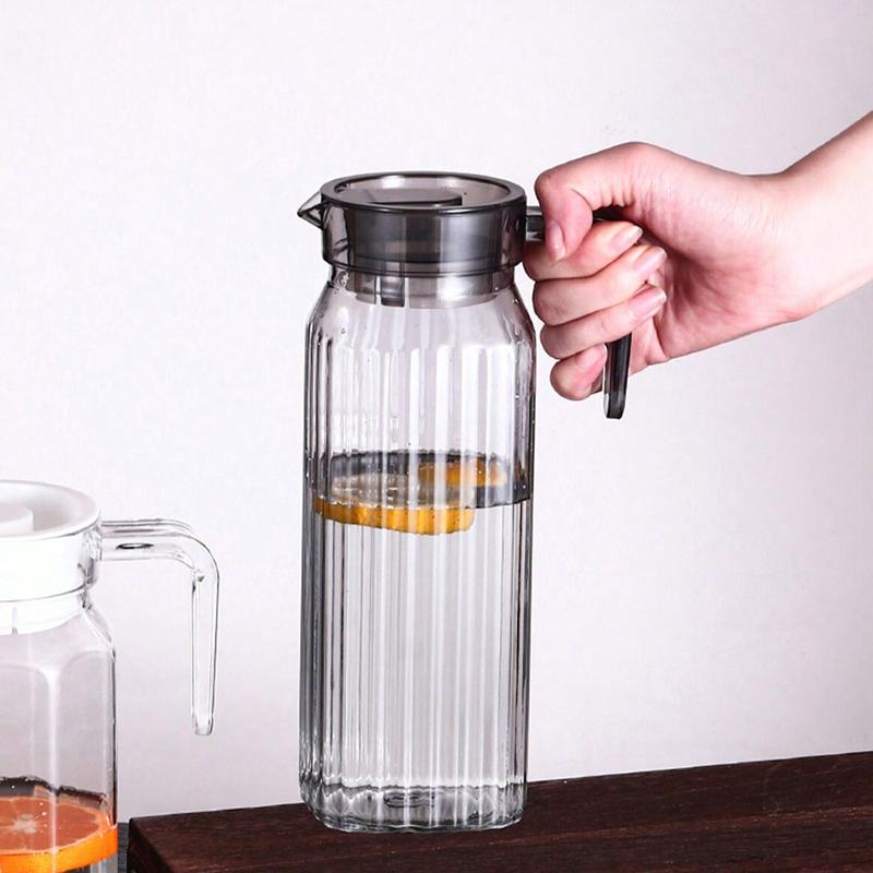 1.1L Water Jug Plastic Transparent Juice Tea Milk Kettles Large Capacity Bar Party Wine Beer Bottle Kitchen Drink Storage Pot
