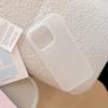 Simple IPhone16 Suitable for 15 IPhone Case 17pro Max Solid Color Silicone 13 Anti Fall 12 Transparent Color