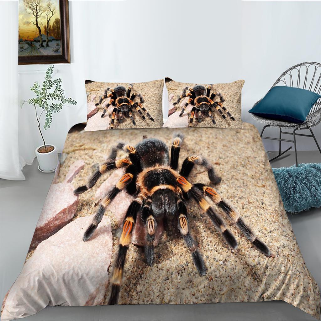Insect Series Bedding Set 3D Digital Printed Quilt Cover and Pillow Cover 2/3 Pieces Full Size Bedding Set Home Decoration Bedding Set