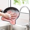 2 шт. коралловое флисовое полотенце для рук, подвесное кухонное полотенце для сушки ванной комнаты, квадратная тряпка для мытья посуды