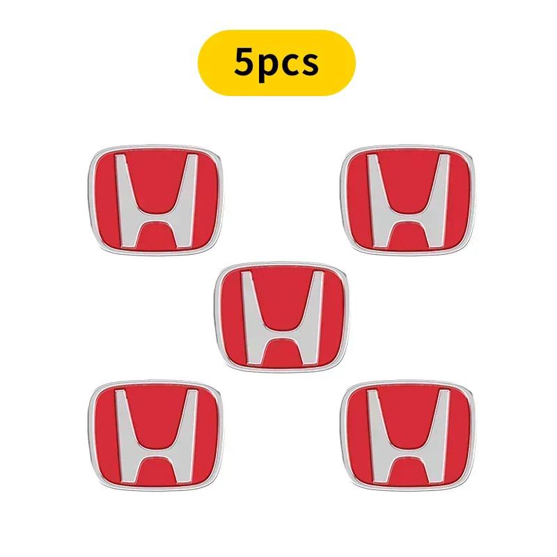 13mm 5/10pcs Car Key Badge Emblem Replacement Car Key Stickers For Honda Civic Accord Fit CRV Jazz Odyssey Insight Legend HRV