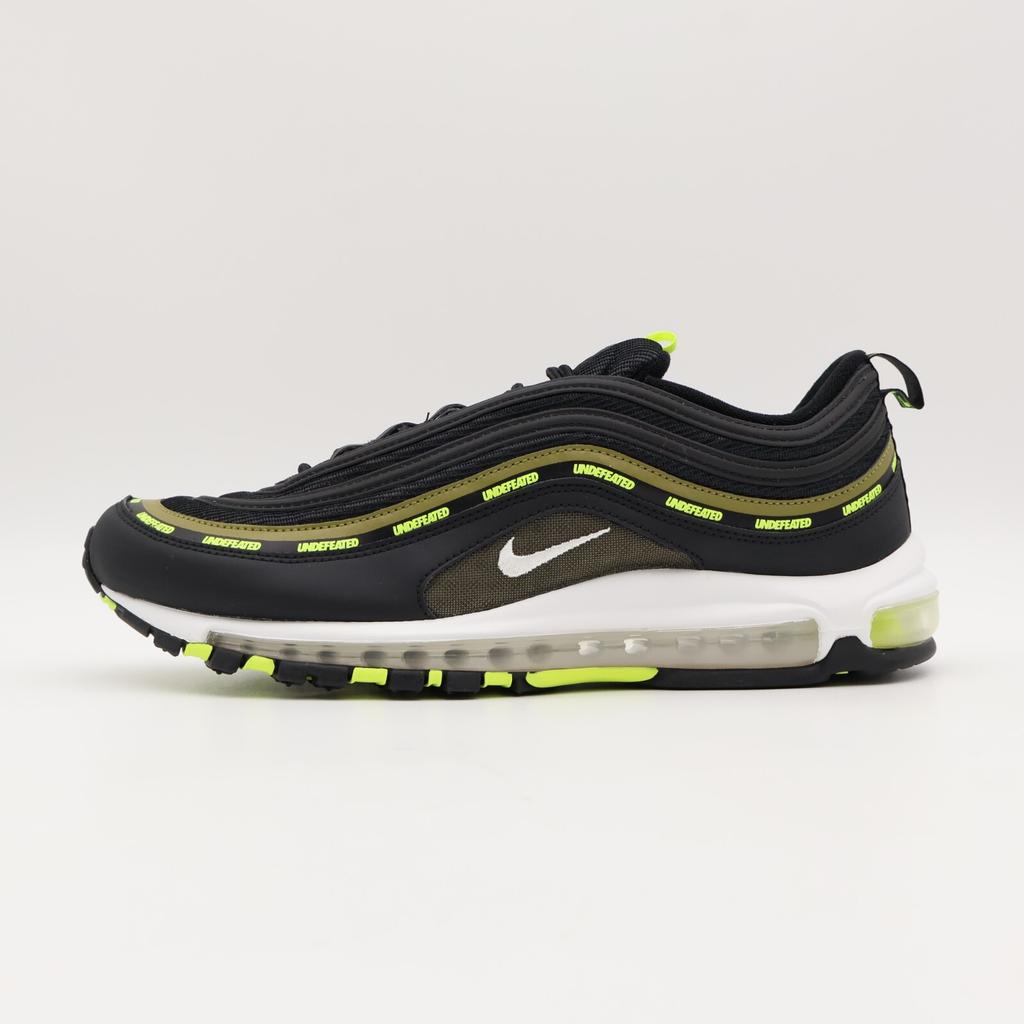 DC4830-001 Nike Air Max 97 Undefeated Черный Неоновый Зеленый Милитари (Мужской)