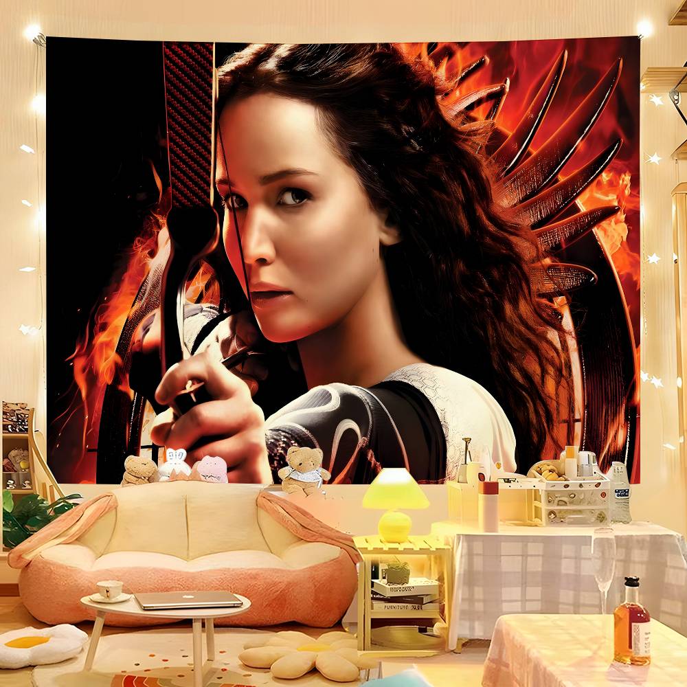 1pc The Hunger Games Colorful Hippie Psychedelic Bedroom Dorm Decor Aesthetic
