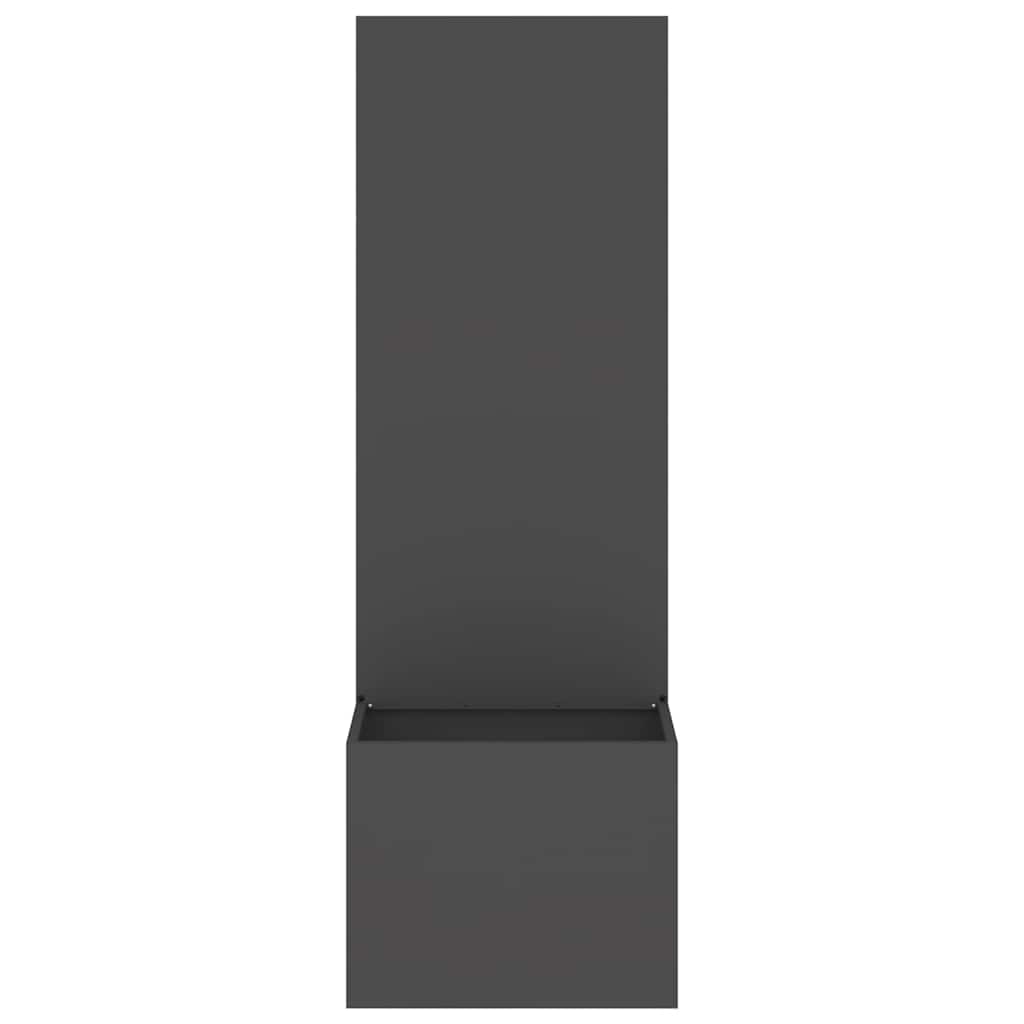 Garden Privacy Screen Canvas Black 50 x 150 cm