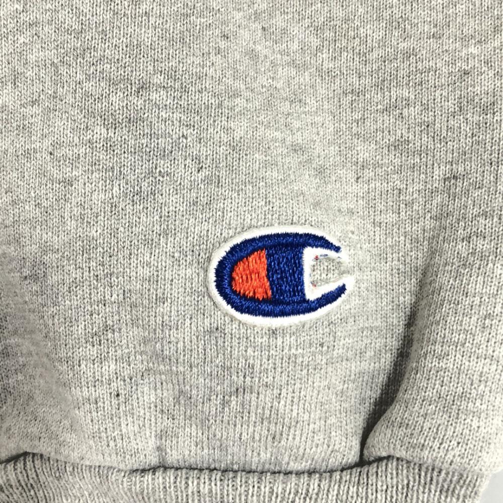 Champion 90-е Длинный рукав Свитшот-тренер M серый Старые Мужские Б/У