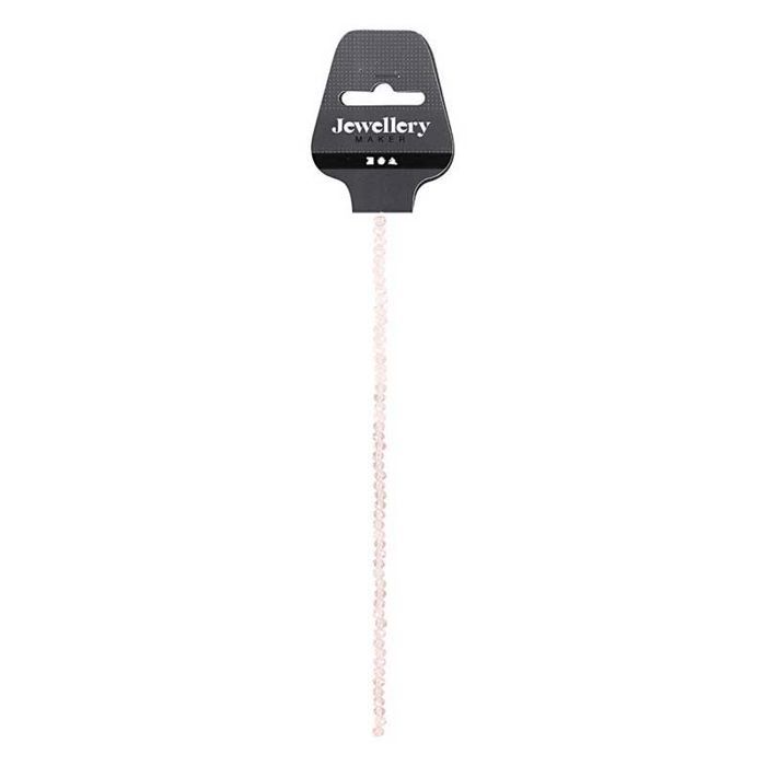 Бусины - Creotime - Круглые - 4 мм - Розовые - 45 шт.