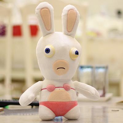 Funny Dog Toys Pet Puppy Chew Squeaker Squeaky Plush Sound Toy Crazy Rabbit Stuffed cotton bite Squeaking Toy for small dog
