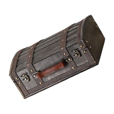 Антикварные Морские Пазлы Шкатулка-Замок Ручная Работа Прочный Деревянный Контейнер для Хранения Коллекционных Предметов и Декораций для Приключений