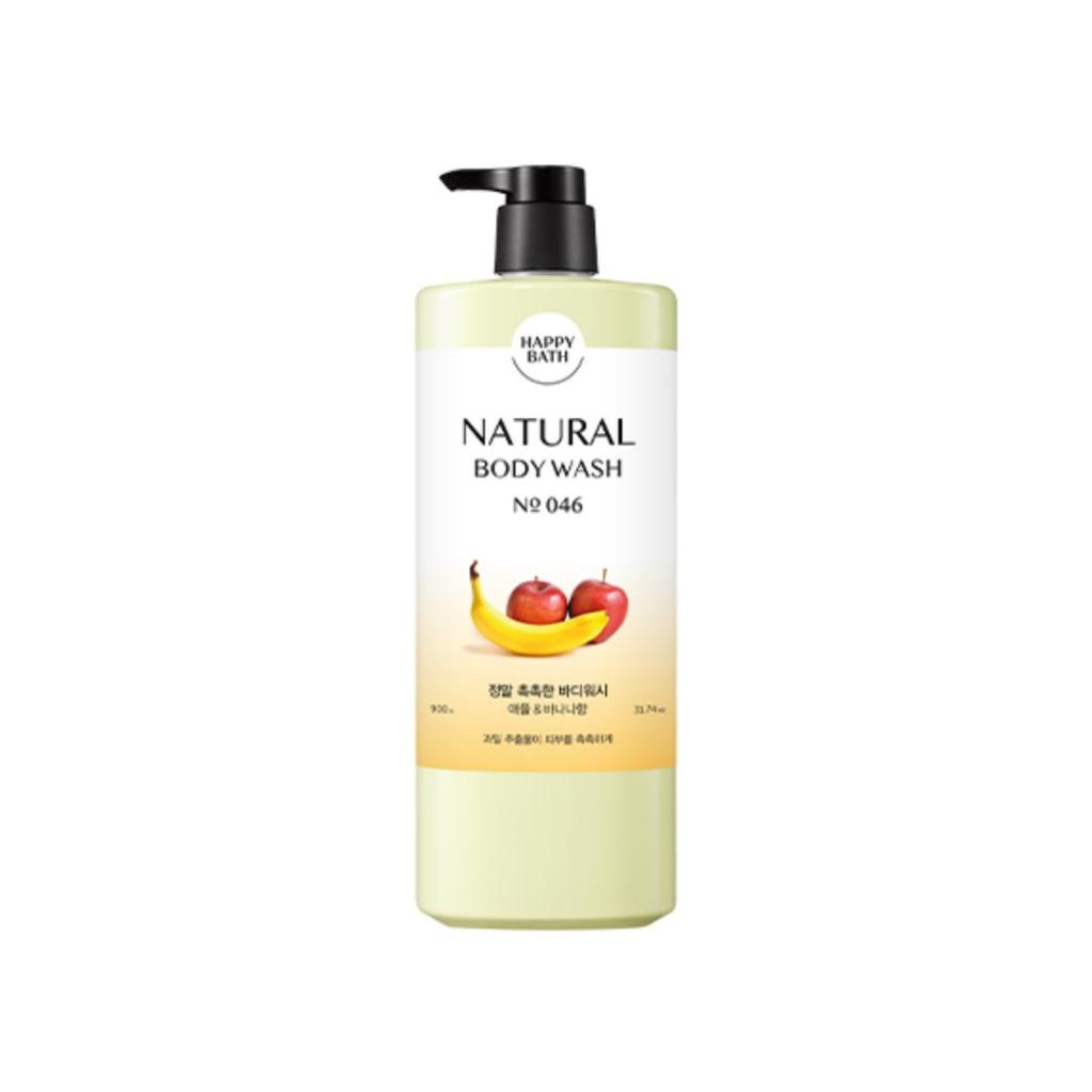 HAPPY BATH Real Gentle , Real Moist Body Wash 900ml(Babypower, Apple & Banana)