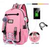 Large School Bags for Teenage Girls With Usb with Lock Anti Theft Backpack Teenager Book Bag Youth School Bag Backpack
