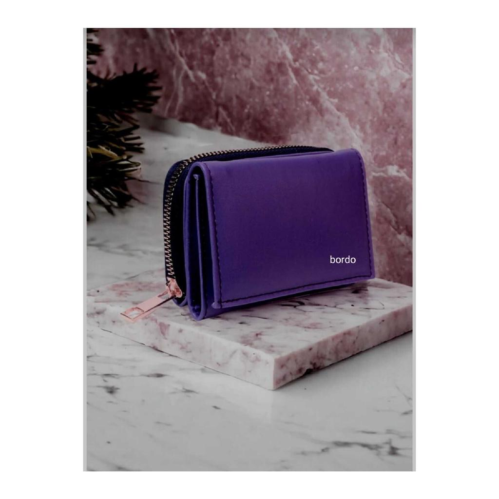 Женский стильный оранжевый кошелек с застежкой-молнией и отделением для монет, держателем для карт