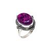 Purpurite - Faires Tin Mine Кольцо из стерлингового серебра 925 пробы V4553, Фиолетовое кольцо, Овальное кольцо, Подарок на День святого Валентина, Подарок для нее, Подарок на день рождения, Украшения ручной работы