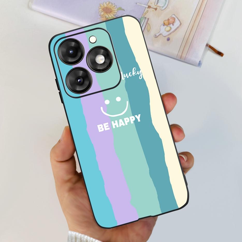 Чехол для ITEL A70 A665L Стильный Чехол с Рисунком Мультяшный Мягкий Силиконовый Чехол для Телефона Для Itel A70 A 70 ItelA70 Задняя Крышка 6.6'' Fundas