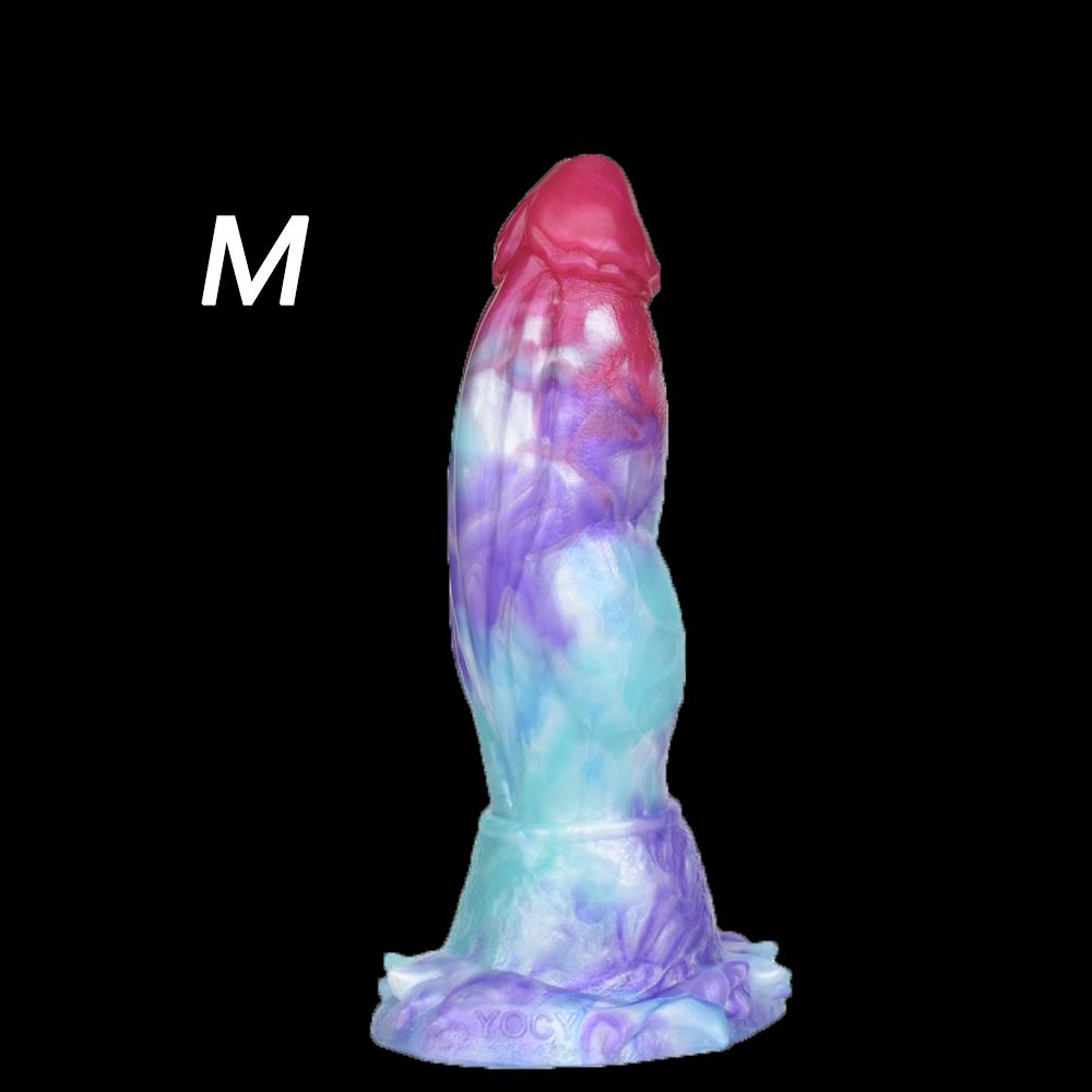 YESBUY Животное-Монстр Пенис S/L/M Ледяной Дракон Дильдо С Присоской Анальная Пробка Вагинальный Массажер Для Мужчин Женщин Взрослых Секс-Игрушка