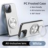 Luxury AG Matte Case For iPhone 17 Air 16 15 14 13 Pro Max 16Pro Magnetic PC Frosted 360 Degree Bracket Stand Protective Cover