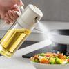 550ML Olive Oil Sprayer Dispenser Bottle 2-In-1 Smart Lid Control Glass Spray Bottle Kitchen Tool for Cooking Salad BBQ