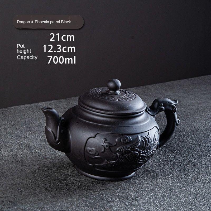 Горшок для чайных сервизов, популярные фиолетовые глиняные горшки, чайник из исинской глины, набор для заваривания чая, самовар, восточный марокканский чайник и набор чашек, гайвань