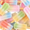 10/20/40 Pieces of 7-color Ice Cream Pendant, Rainbow Resin Popsicle Pendant, DIY Earrings, Keychains, Necklaces, Bracelets, Jewelry Making