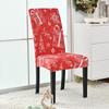 Cartoon Christmas Chair Cover Seat Protector Wear for Chairs Dinner Chair Seat Cover  Party Decor
