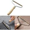 Hair Remover Brush Manual Lint Roller with Wooden Handle Sofa Clothes Cleaning Lint Brush Pet Hair Remover Shaver Brush Tool