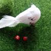 Bird Ornament Artificial Foam Vivid Long tail white dove Mini White Bird Emulation Dove Fake Dove