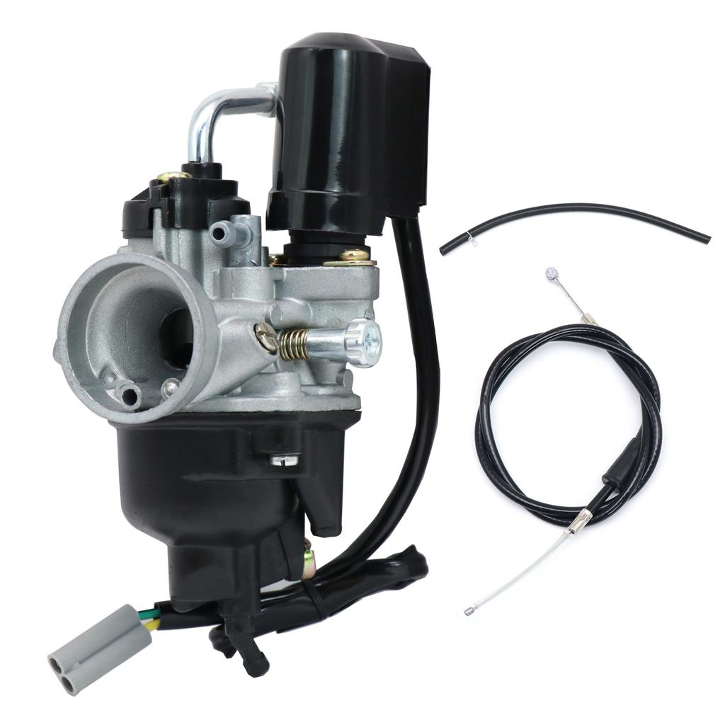 ZS Racing Motorcycle Carburettor Dellorto PHVA 12 QD with E-Choke for Piaggio Gilera