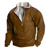 Spring And Men's Standing Collar Sweatshirt Is Outdoor Casual Sweaters Tops