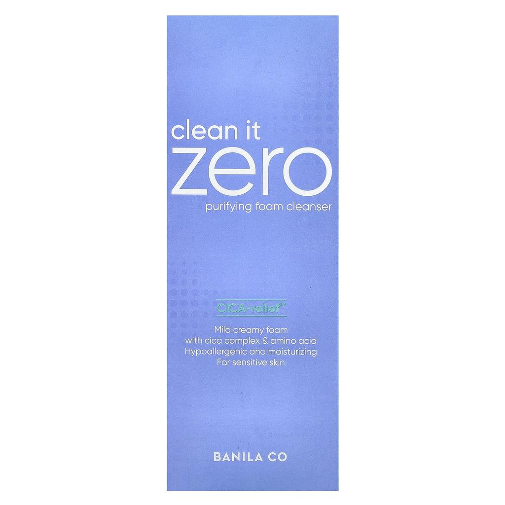 Clean It Zero, Purifying Foam Cleanser, Sensitive Skin, 150Ml(5.07Fl Oz)