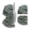 Suction Cup Mount Reptile Basking Dock Resin Resin Climbing Platform  Aquarium Decoration