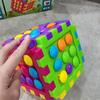 Large Bead Building Blocks Cube Toy Large Particle For Kids Educational Color Sorting