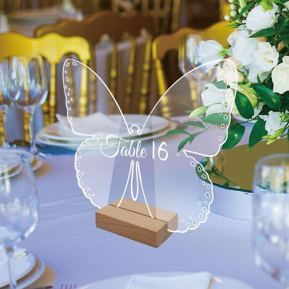 Removable Menu Display Frame Table Number Plate Card Display Stand Table Number Sign