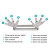 Multifunctional Wrench 8 In 1 Pocket Size Foldable Easy Storage High Strength Mini Bike Multitool Repair Kit Road And Mountain Bikes