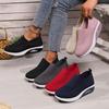 Women Mesh Breathable Loafers Sneakers Solid Color Front Summer Walking Casual Shoes Size 36-43