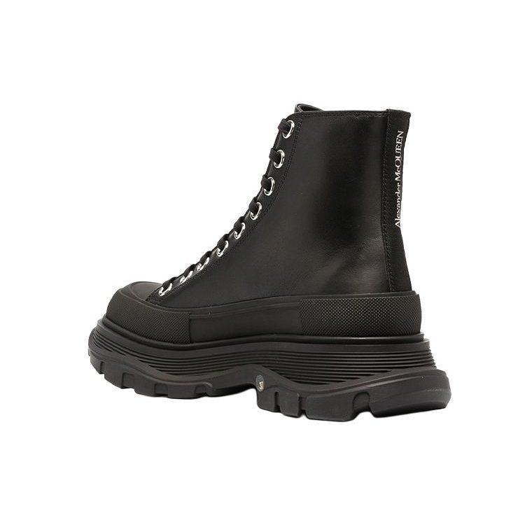 Alexander Mcqueen Кроссовки Tread Slick High 'Черный' Женские 633900WHZ621081