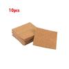 For Home Cork Mat Mat Self-adhesive Sheet 100 X 100 X 1mm 10Pcs