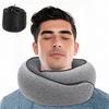 Portable Adjustable Soft Noon Break Sleep Pillows Travel Neck Pillow Memory Foam U-shaped Pillow Snail Style Travel Neck Support