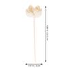 4Pcs Artificial Dry Flowers Essential Oil Diffuser Sticks Diy Craft Home Office Desk Flower Diffusers Aroma Room Freshener Gift
