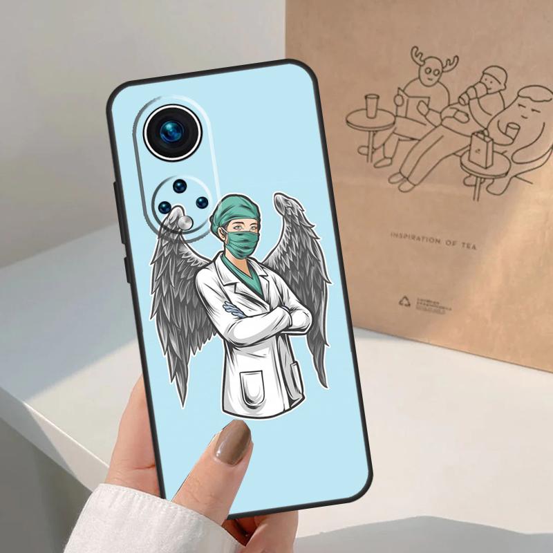 Мультяшный Медицинский Доктор Медсестра Для Honor Magic 8 5 6 7 Pro Чехол Для Honor 400 200 Lite 50 70 90 X8c X8b X9a X9b X9c X9d Win
