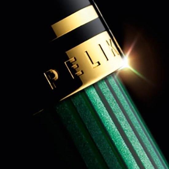 Pelikan Fountain Pen EF Extra Fine Souverän Green Stripe M800 Imported Product