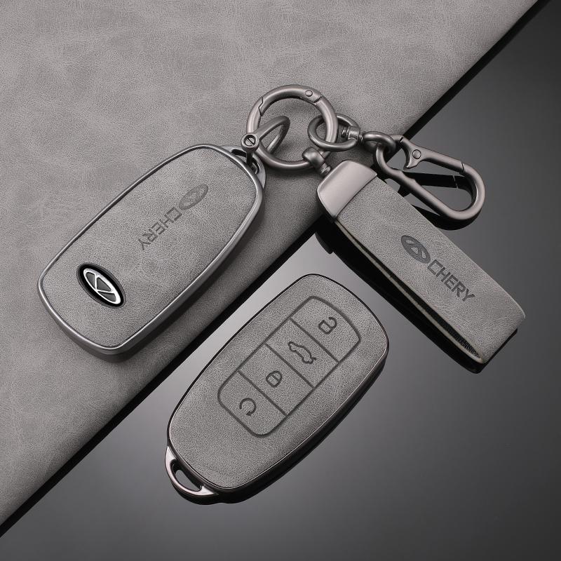 Модный ТПУ чехол-брелок для ключа автомобиля For Chery Omoda C5 5 fx 7 Tiggo 8 PLUS 8 Pro 7 Pro Arrizo 5 PLUS 2021 2022 2023 Автоаксессуары z1