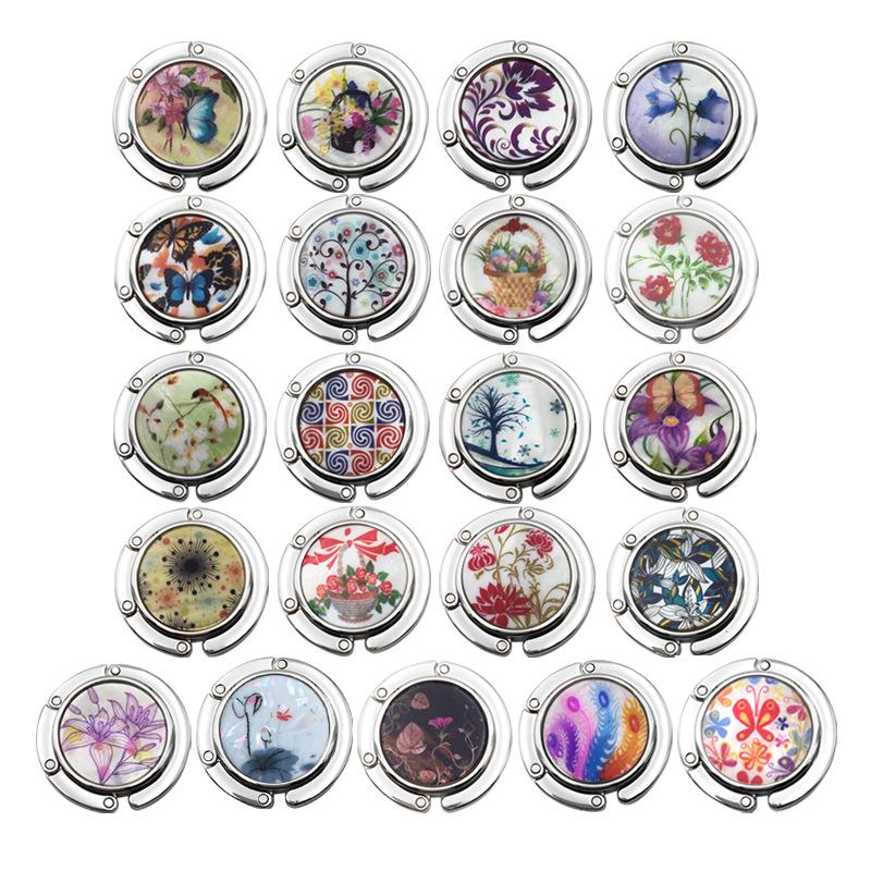 Креативный круглый складной крючок для сумки-ракушки - Плоский зажим-подвеска для края стола, аксессуары для сумки