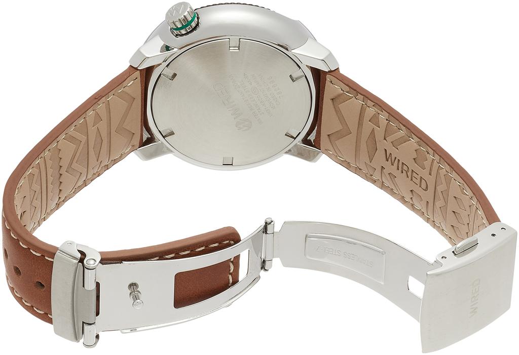 Наручные часы SOLIDITY с креплением на ремне, предотвращение обратного вращения, лимитированная модель 800 штук, AGAJ701, коричневые [Seiko Watch] мужские